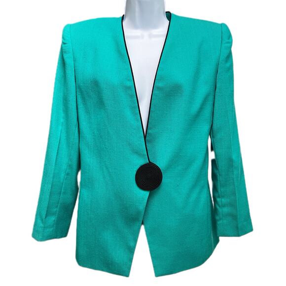 Vintage 90s Stirling Cooper Single-Button Blazer Size 6 - Picture 1 of 8